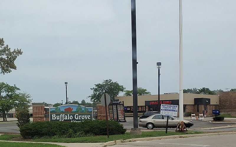 Welcome sign in Buffalo Grove, Illinois